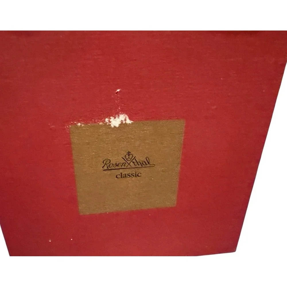 ROSENTHAL Fine Crystal Glass Bell Ornament w/ Box